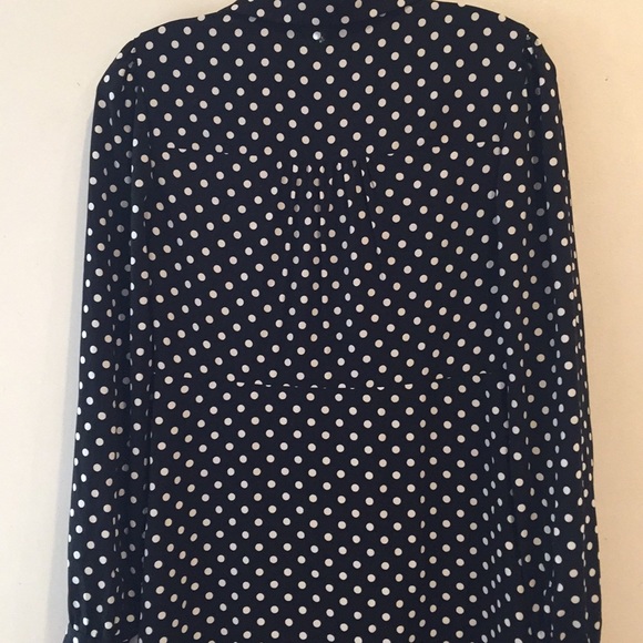 Black polka-dot mid-dress - Picture 7 of 8